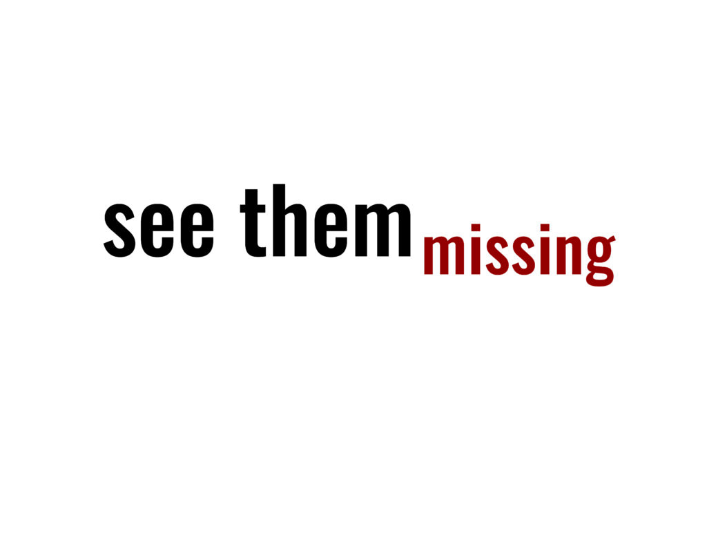Text says "See them missing"