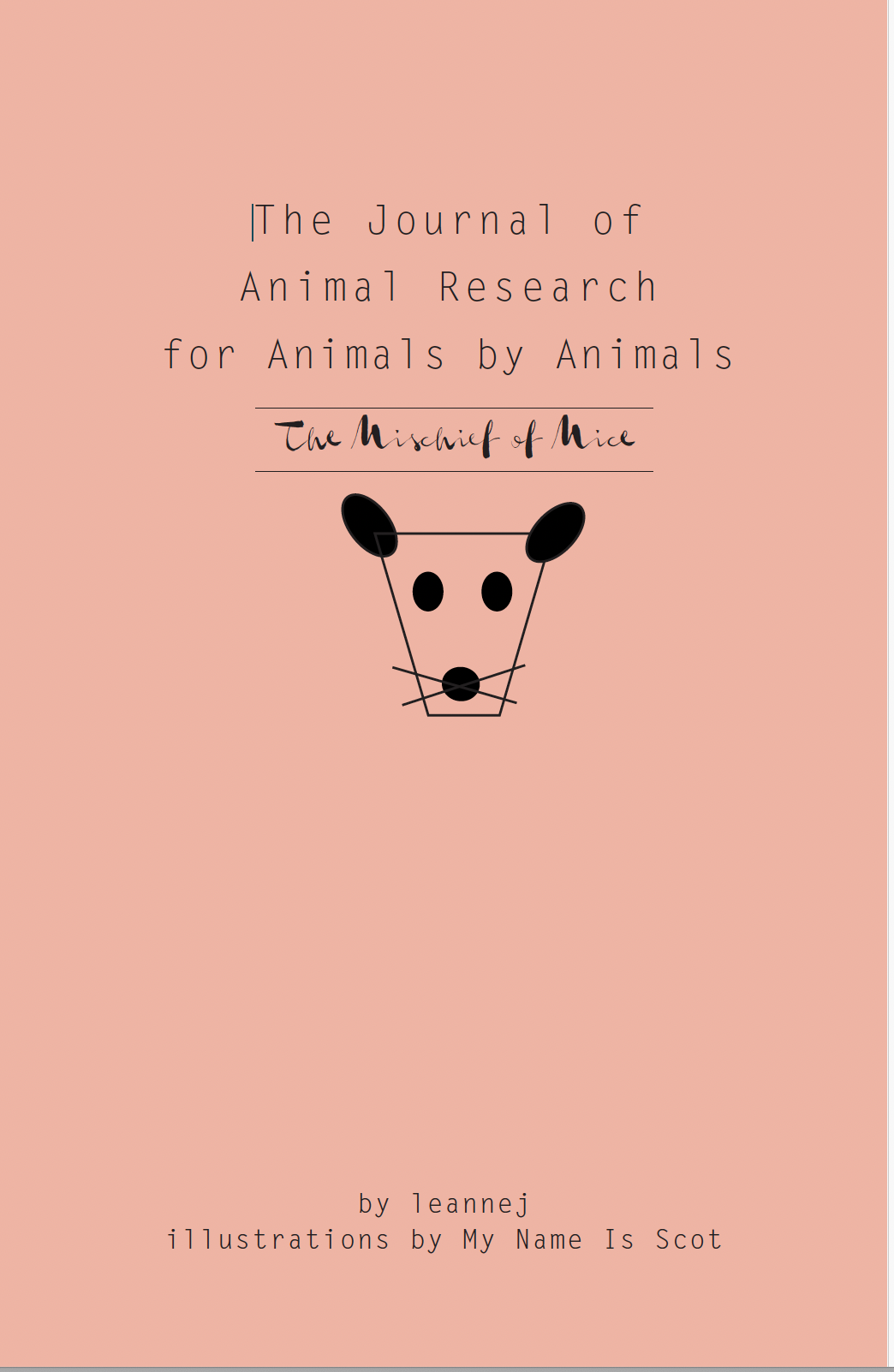 Cover image of The Journal of Animal Research for Animals by Animals